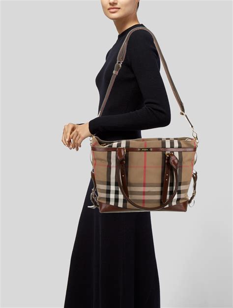 Burberry House Check Marta Diaper Bag 